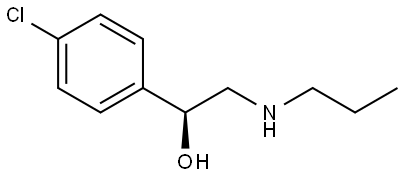 (S)-1-(4-chlorophenyl)-2-(propylamino)ethan-1-ol Structure