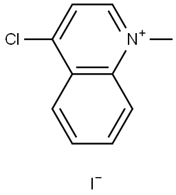 Quinolinium, 4-chloro-1-methyl-, iodide Structure