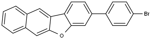 3-(4-bromophenyl)benzonaphtho[2,3-d]furan Structure