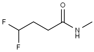 4,4-difluoro-N-methylbutanamide Structure