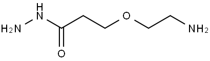 3-(2-aminoethoxy)propanehydrazide Structure