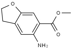 methyl 5-amino-2,3-dihydrobenzofuran-6-carboxylate Structure