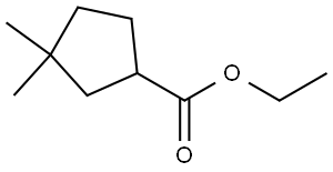 ethyl 3,3-dimethylcyclopentane-1-carboxylate Structure