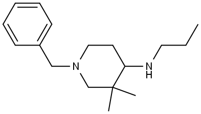 1-benzyl-3,3-dimethyl-N-propylpiperidin-4-amine Structure