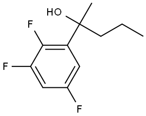 2,3,5-Trifluoro-α-methyl-α-propylbenzenemethanol Structure