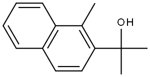 α,α,1-Trimethyl-2-naphthalenemethanol Structure