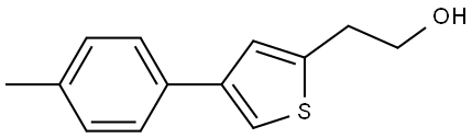 2-(4-(p-Tolyl)thiophen-2-yl)ethan-1-ol Structure