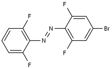 Diazene, 1-(4-bromo-2,6-difluorophenyl)-2-(2,6-difluorophenyl)-, (1E)- Structure