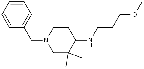 1-benzyl-N-(3-methoxypropyl)-3,3-dimethylpiperidin-4-amine Structure