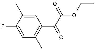 ethyl 2-(4-fluoro-2,5-dimethylphenyl)-2-oxoacetate Structure