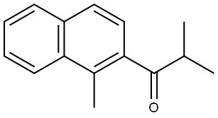 2-Methyl-1-(1-methyl-2-naphthalenyl)-1-propanone Structure