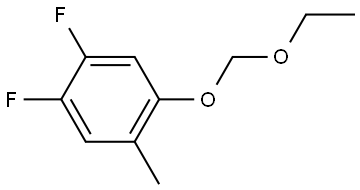 1-(Ethoxymethoxy)-4,5-difluoro-2-methylbenzene Structure