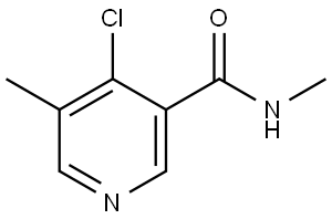 4-Chloro-N,5-dimethyl-3-pyridinecarboxamide Structure