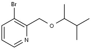 3-Bromo-2-[(1,2-dimethylpropoxy)methyl]pyridine Structure