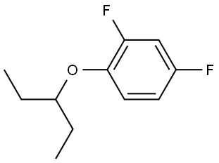 1-(1-Ethylpropoxy)-2,4-difluorobenzene Structure