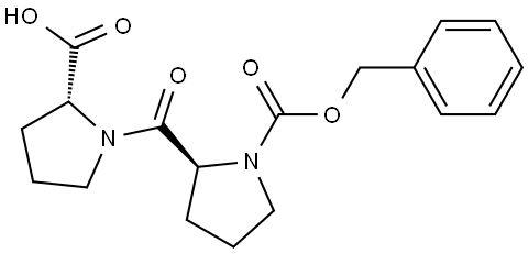 D-Proline, 1-[(phenylmethoxy)carbonyl]-L-prolyl- Structure