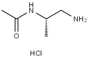 N-(1-Aminopropan-2-yl)acetamide hydrochloride Structure