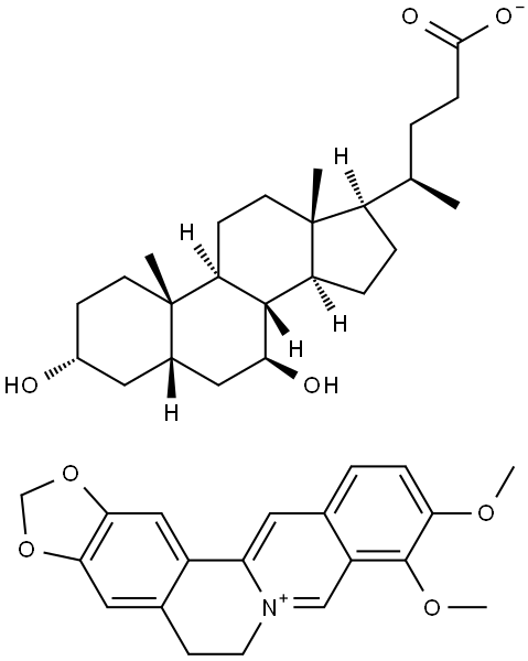 Berberine ursodeoxycholate(HTD1801) Structure