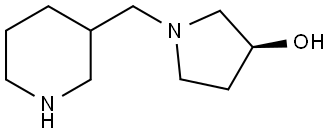 (3S)-1-(piperidin-3-ylmethyl)pyrrolidin-3-ol Structure