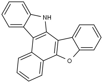 14H-Benzo[c]benzofuro[3,2-a]carbazole Structure