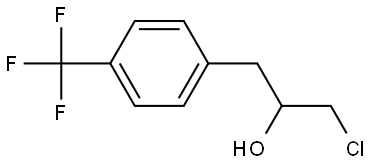 α-(Chloromethyl)-4-(trifluoromethyl)benzeneethanol Structure