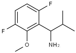 1-(3,6-DIFLUORO-2-METHOXYPHENYL)-2-METHYLPROPAN-1-AMINE Structure