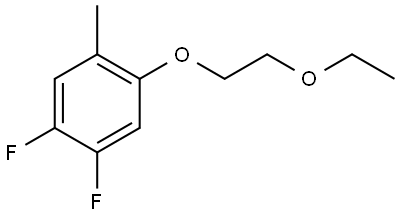 1-(2-Ethoxyethoxy)-4,5-difluoro-2-methylbenzene Structure