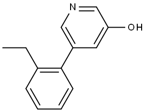 5-(2-Ethylphenyl)-3-pyridinol Structure