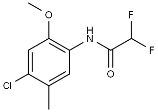 N-(4-Chloro-2-methoxy-5-methylphenyl)-2,2-difluoroacetamide Structure