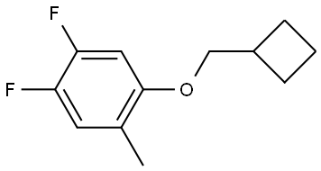 1-(Cyclobutylmethoxy)-4,5-difluoro-2-methylbenzene Structure