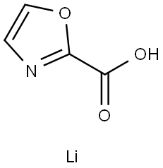 lithium(1+) ion 1,3-oxazole-2-carboxylate Structure