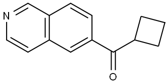 Cyclobutyl-6-isoquinolinylmethanone Structure