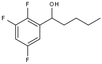 α-Butyl-2,3,5-trifluorobenzenemethanol Structure