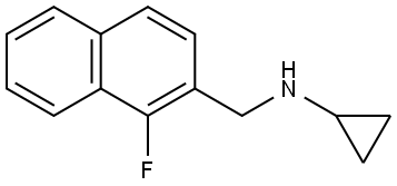 N-Cyclopropyl-1-fluoro-2-naphthalenemethanamine Structure