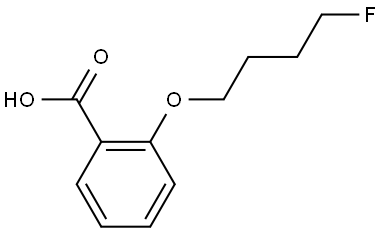 2-(4-Fluorobutoxy)benzoic acid Structure