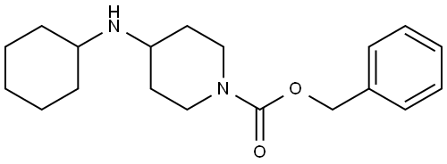 benzyl 4-(cyclohexylamino)piperidine-1-carboxylate Structure