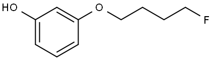 3-(4-Fluorobutoxy)phenol Structure