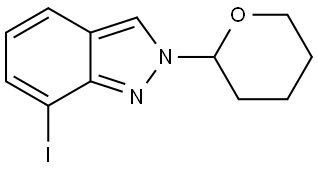 7-Iodo-2-(tetrahydro-2H-pyran-2-yl)-2H-indazole Structure