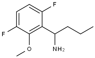 3,6-Difluoro-2-methoxy-α-propylbenzenemethanamine Structure