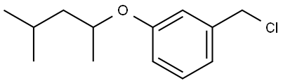 1-(chloromethyl)-3-((4-methylpentan-2-yl)oxy)benzene Structure