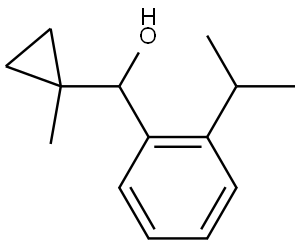 α-(1-Methylcyclopropyl)-2-(1-methylethyl)benzenemethanol Structure