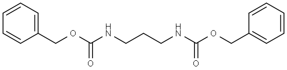 Carbamic acid, N,N'-1,3-propanediylbis-, C,C'-bis(phenylmethyl) ester 구조식 이미지