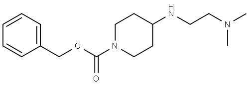 benzyl 4-((2-(dimethylamino)ethyl)amino)piperidine-1-carboxylate Structure