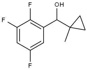 2,3,5-Trifluoro-α-(1-methylcyclopropyl)benzenemethanol Structure