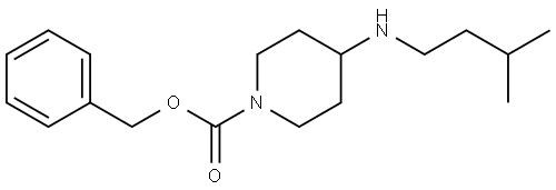 benzyl 4-(isopentylamino)piperidine-1-carboxylate Structure