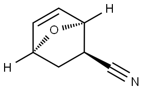 (1S,2R,4S)-7-oxa-bicyclo[2.2.1]hept-5-ene-2-carbonitrile Structure