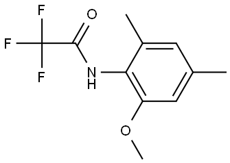 2,2,2-trifluoro-N-(2-methoxy-4,6-dimethylphenyl)acetamide Structure