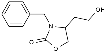 2-Oxazolidinone, 4-(2-hydroxyethyl)-3-(phenylmethyl)- 구조식 이미지