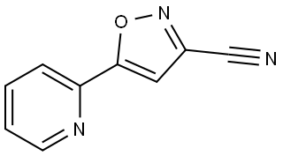 5-(pyridin-2-yl)isoxazole-3-carbonitrile Structure