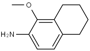 2-Naphthalenamine, 5,6,7,8-tetrahydro-1-methoxy- Structure